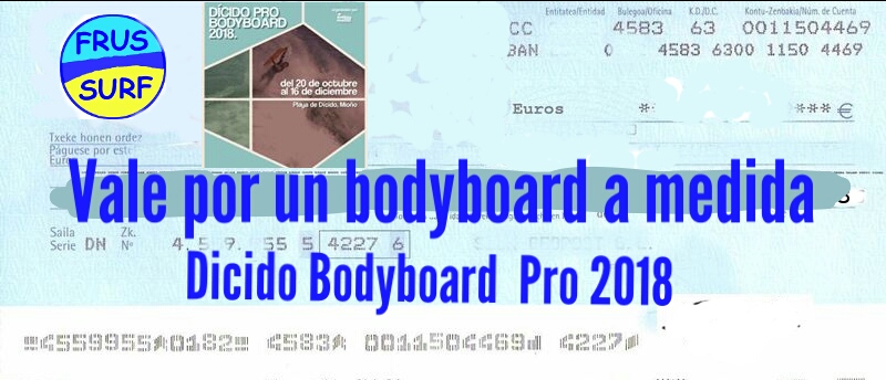 Campeonato Dícido Bodyboard Pro 2018 con FRUSSURF