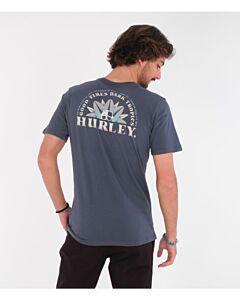 Camiseta Hurley Everyday Washed Dark Tropics azul - FrusSurf: Olas, playas y Surf