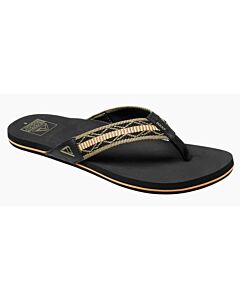 Chancletas Reef Newport Woven olive-yellow - FrusSurf, Olas, playas y surf