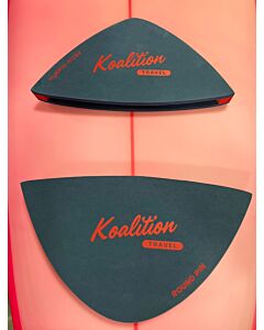 otectores de punta y cola Koalition Travel para tablas híbridas con Round Tail - FrusSurf EXPERTOS en Surf