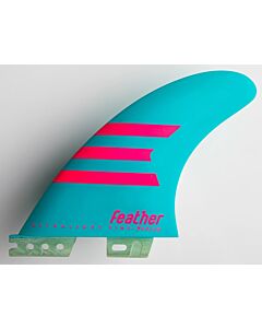 Quillas surf Feather Fins Ultralight Click Tab HC Pink M (3)  - FrusSurf EXPERTOS en Surf