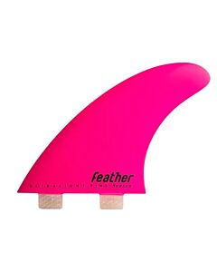 Quillas surf Feather Fins Ultralight Double Tab Pink L (3)  - FrusSurf EXPERTOS en Surf