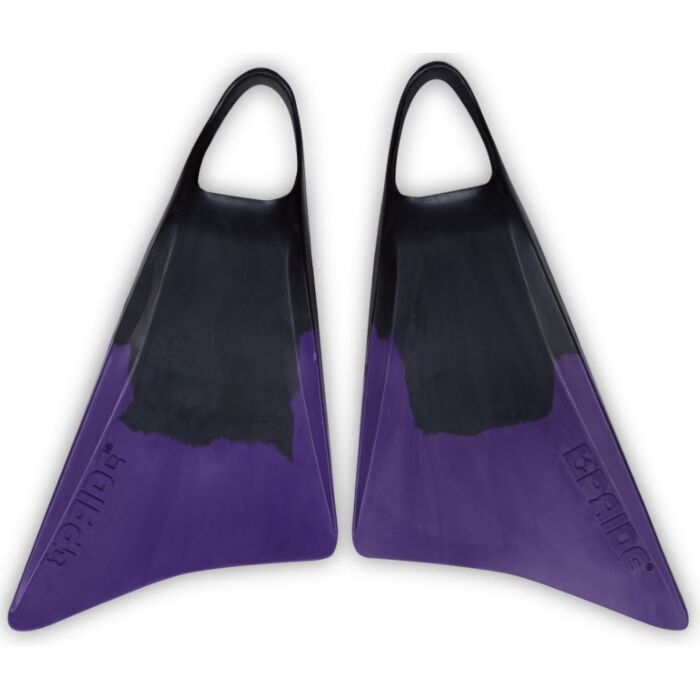 Aletas Pride The Vulcan V1 black-purple - FrusSurf EXPERTOS en Bodyboard