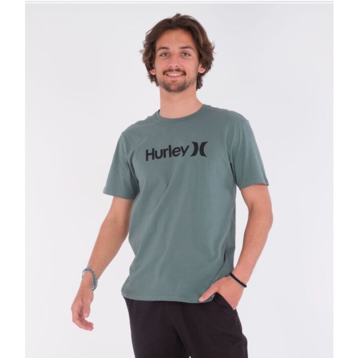 Camiseta Hurley Everyday Washed Seasonal O&O Solid green - FrusSurf: Olas, playas y Surf