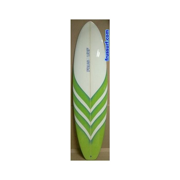 Tabla de surf Evolutiva FrusSurf 6'-4''x20''x2 1/2'' verde-blanco
