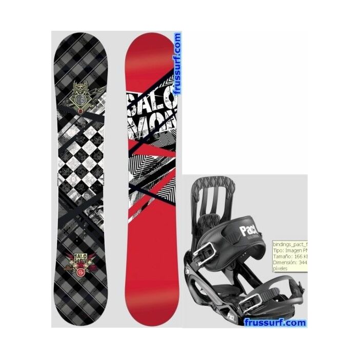 Pack snowboard Salomon Ace Wide+Pact 2012