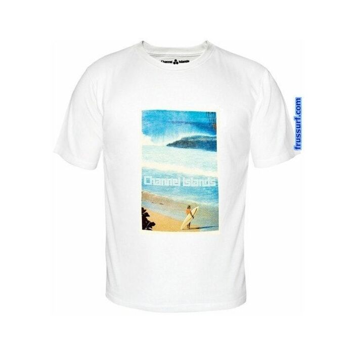 Camiseta Channel Islands Davey 70´s Pipe natural
