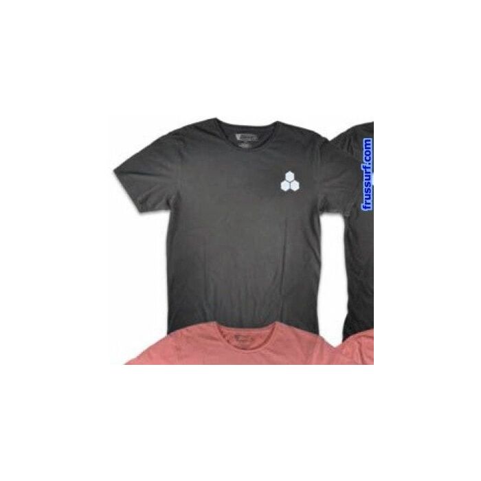 Camiseta Channel Islands Stamped Logo black washed