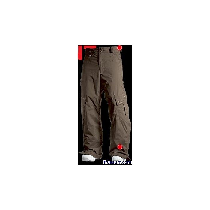 Pantalon Snowboard Bonfire M Particle Pant red talla L