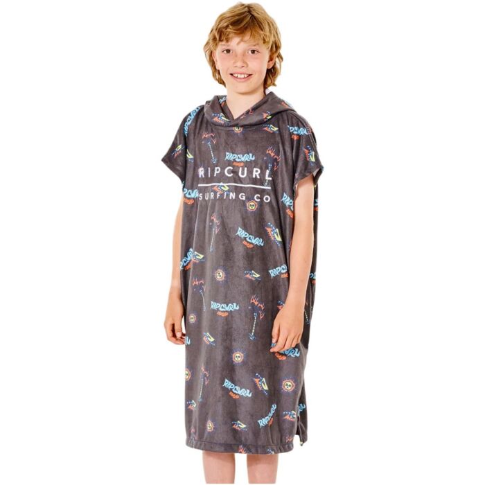 Poncho Rip Curl Changing Towell Junior gris - FrusSurf EXPERTOS en Surf