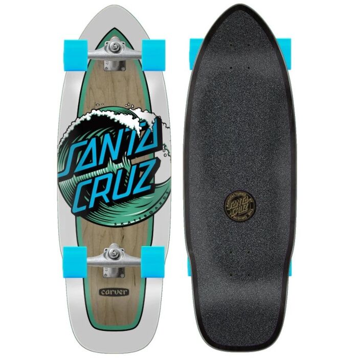 SurfSkate Carver Santa Cruz Wave Dot Cut Back 30" C5 - Frussurf EXPERTOS en SurfSkate