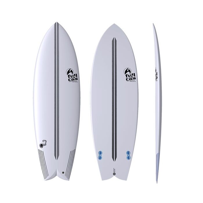 Full&Cas F-Clarion Tabla de Surf Twin Fin Epoxy - FrusSurf EXPERTOS en Surf