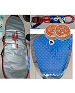 Pack surf  invento+funda nylon+parafina+grip